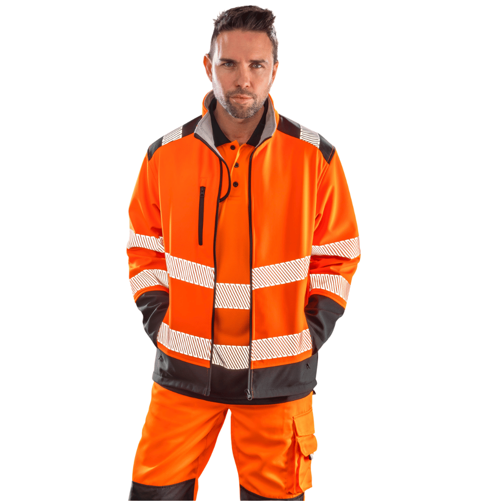 Printable Ripstop Safety Softshell Result R476X
