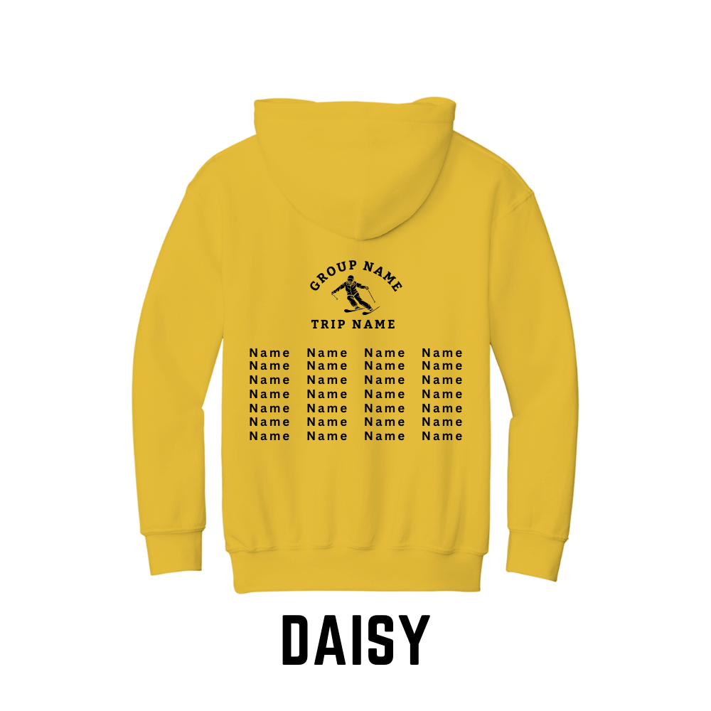 Ski Trip Hoodies for High Schools, Universities and Clubs