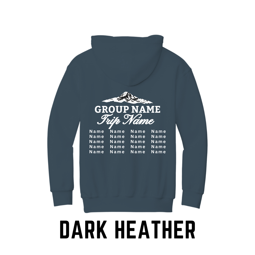 Ski Trip Hoodies for High Schools, Universities and Clubs
