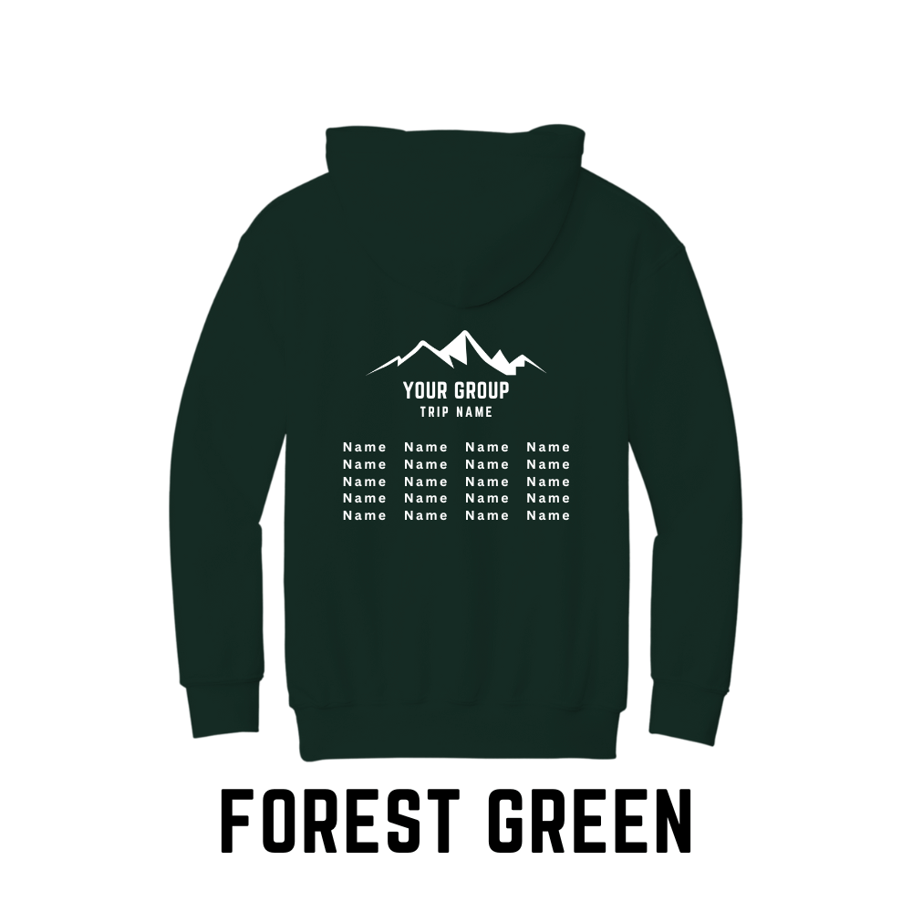 Ski Trip Hoodies for High Schools, Universities and Clubs