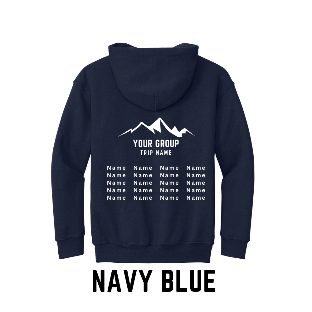 Ski Trip Hoodies for High Schools, Universities and Clubs