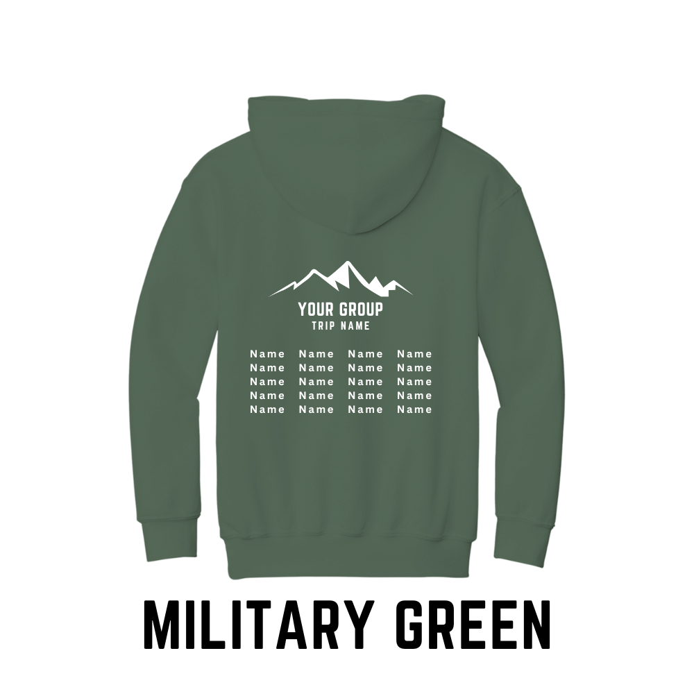 Ski Trip Hoodies for High Schools, Universities and Clubs