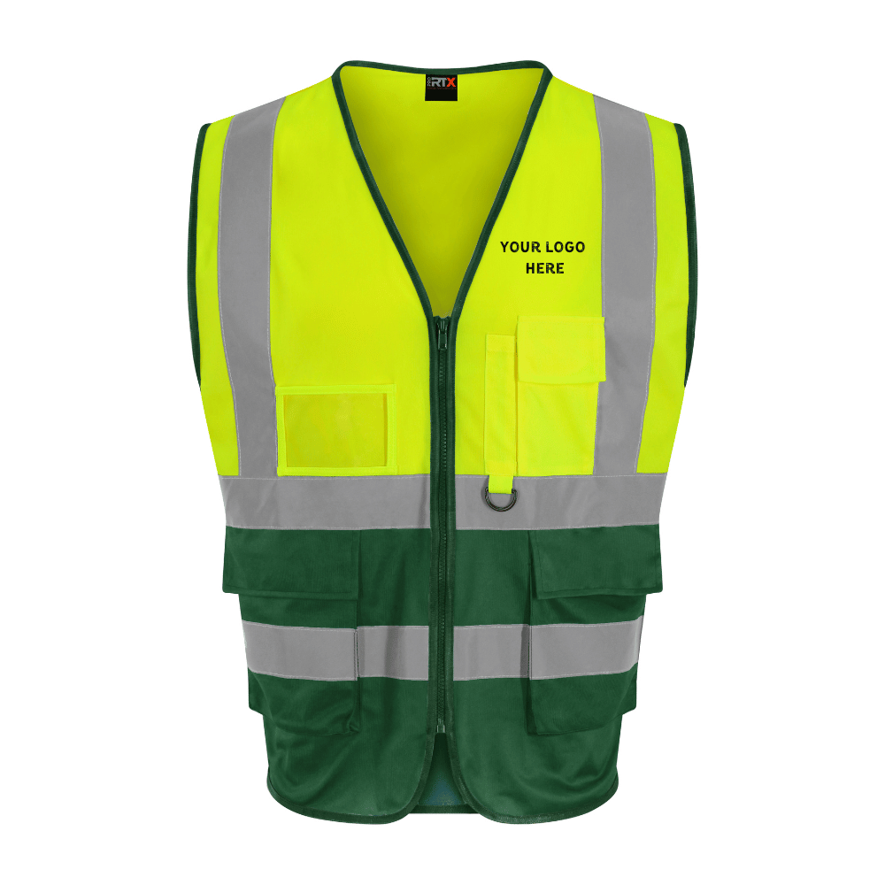 PRO RTX High Visibility Workwear RX705 Executive Waistcoat
