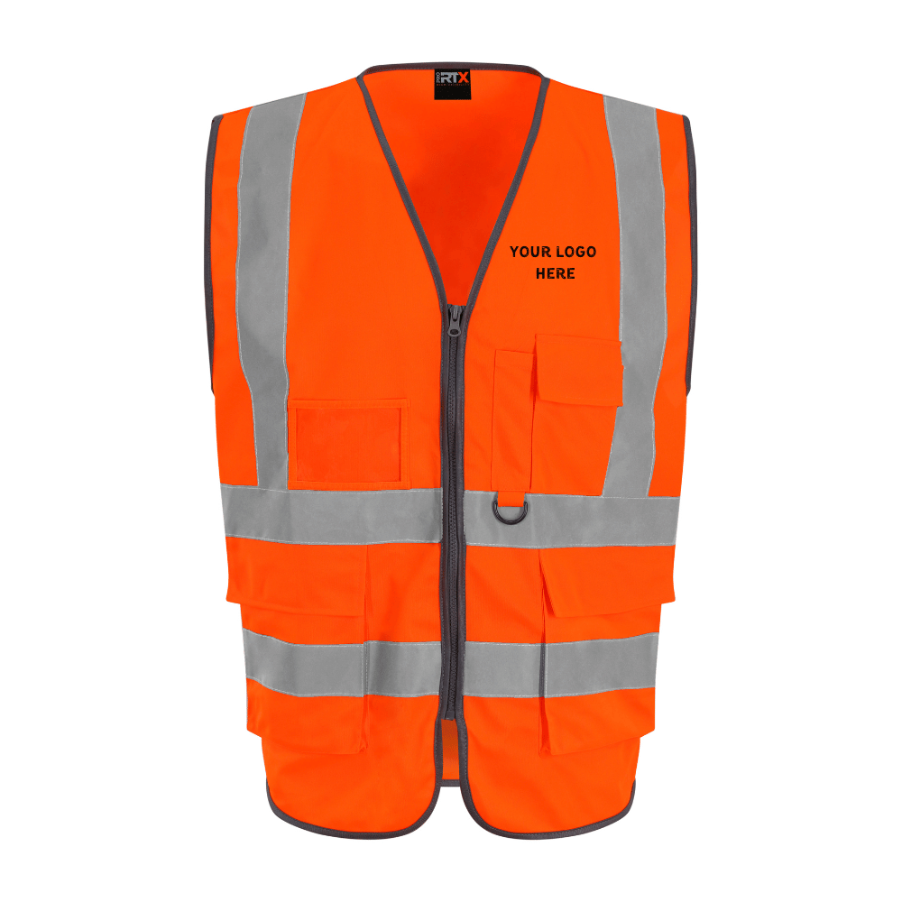 PRO RTX High Visibility Workwear RX705 Executive Waistcoat