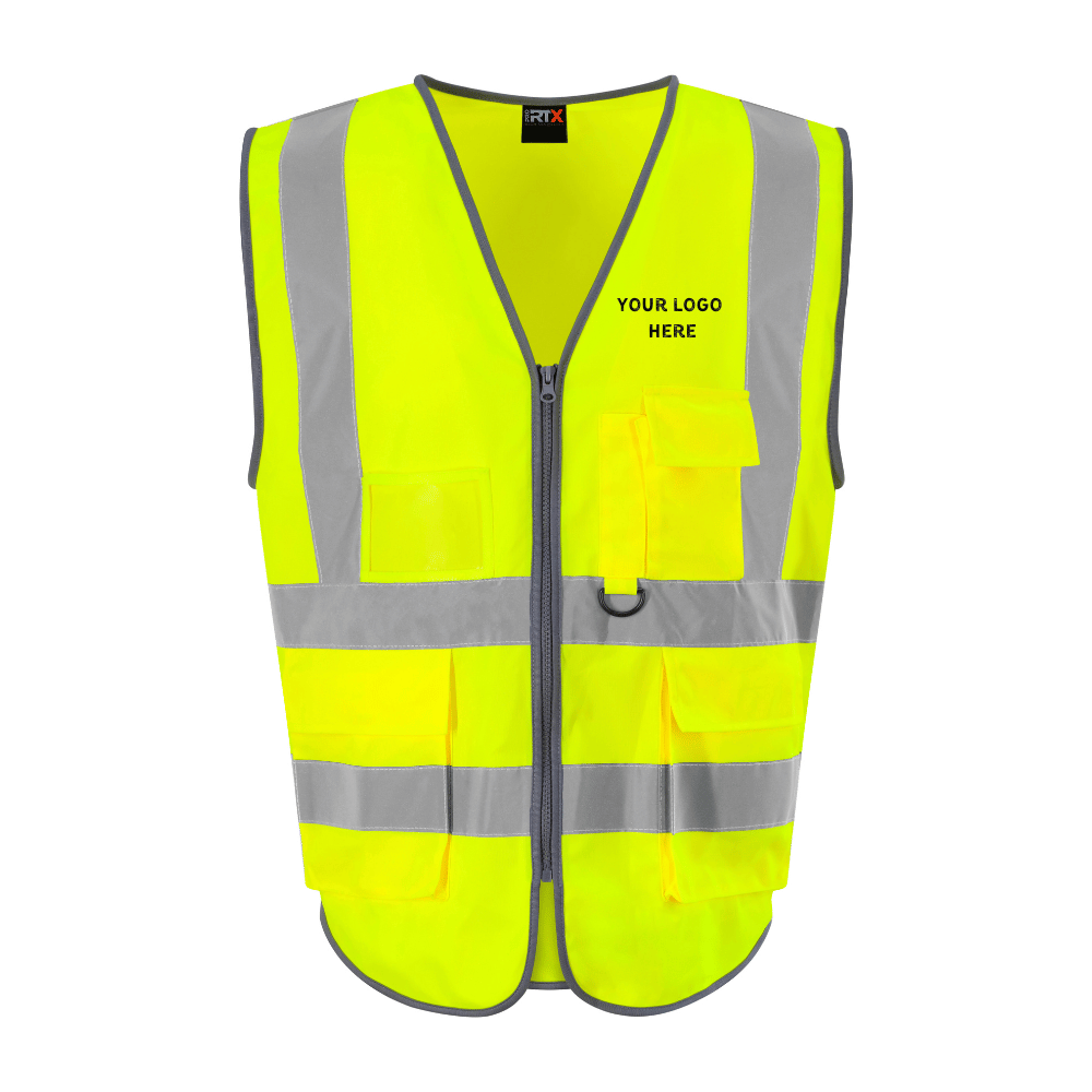 PRO RTX High Visibility Workwear RX705 Executive Waistcoat