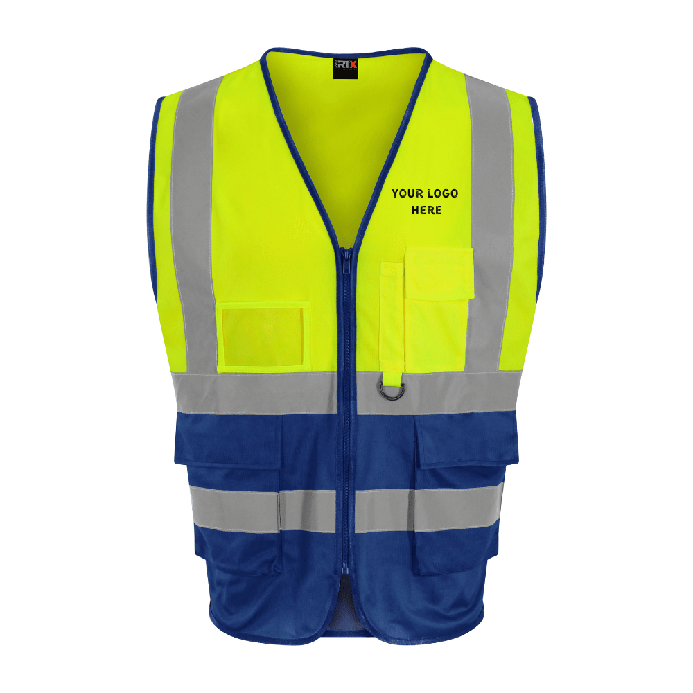 PRO RTX High Visibility Workwear RX705 Executive Waistcoat