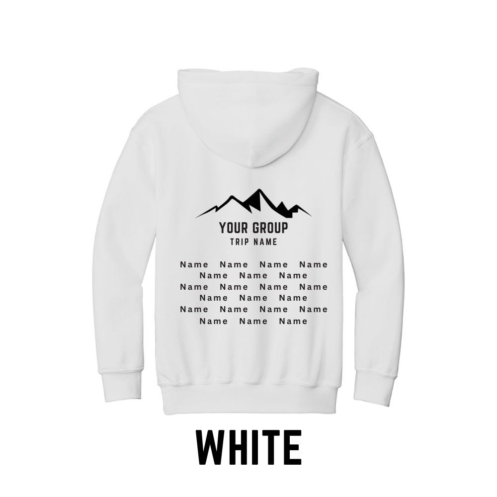 Ski Trip Hoodies for High Schools, Universities and Clubs