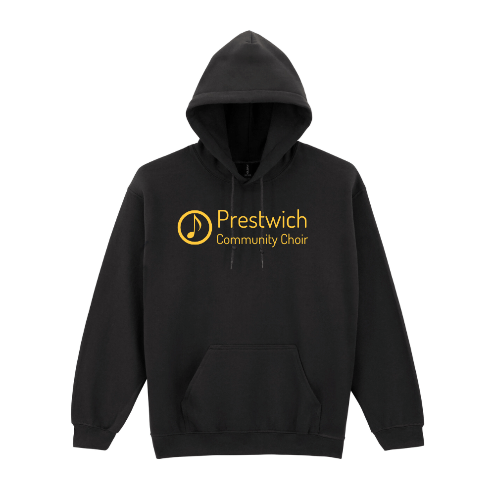 Classic Fit Prestwich Choir Black Hoodie