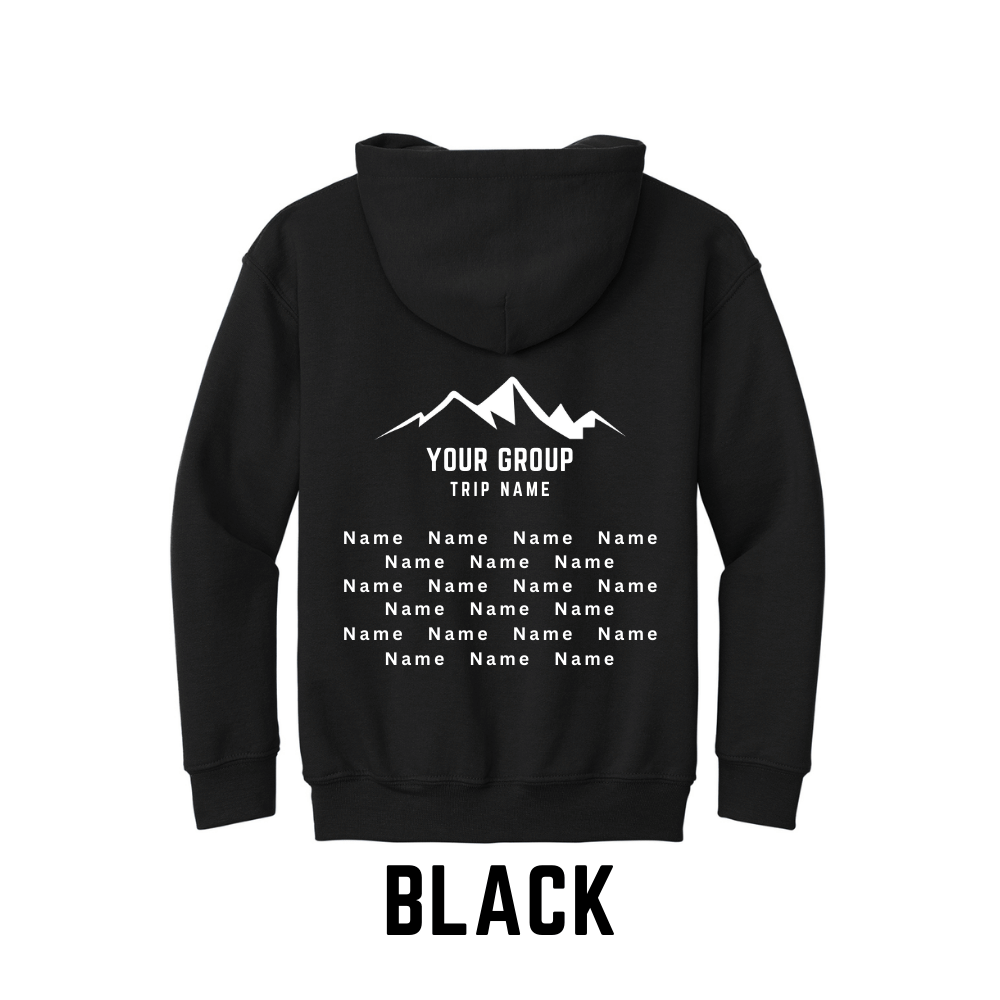Ski Trip Hoodies for High Schools, Universities and Clubs