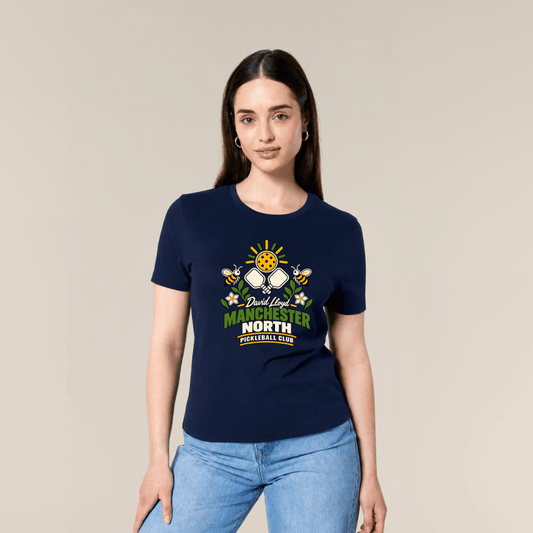 Manchester North Pickleball Women’s Stella Ella Fitted T-Shirt