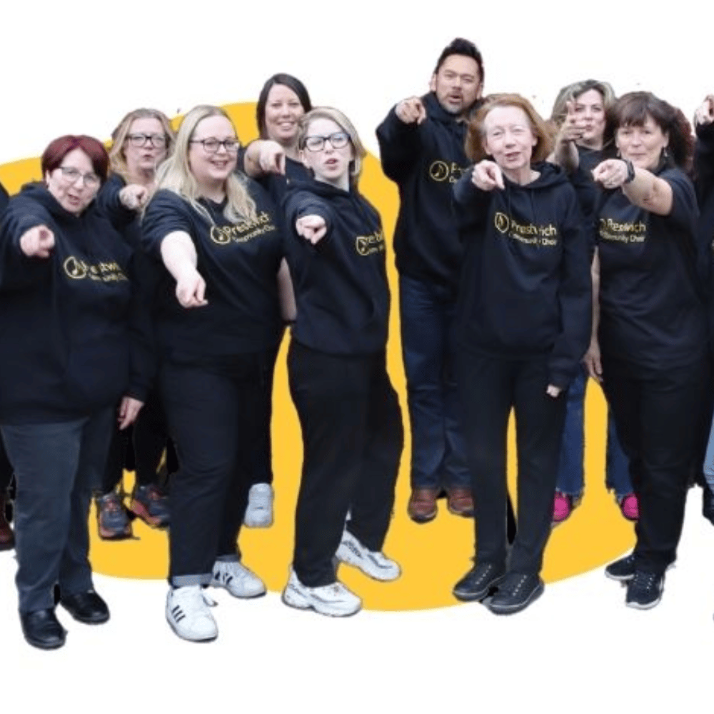 Classic Fit Prestwich Choir Black Hoodie