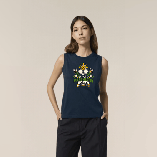 Stella Mia Manchester North Pickleball Club Tank Top in Navy