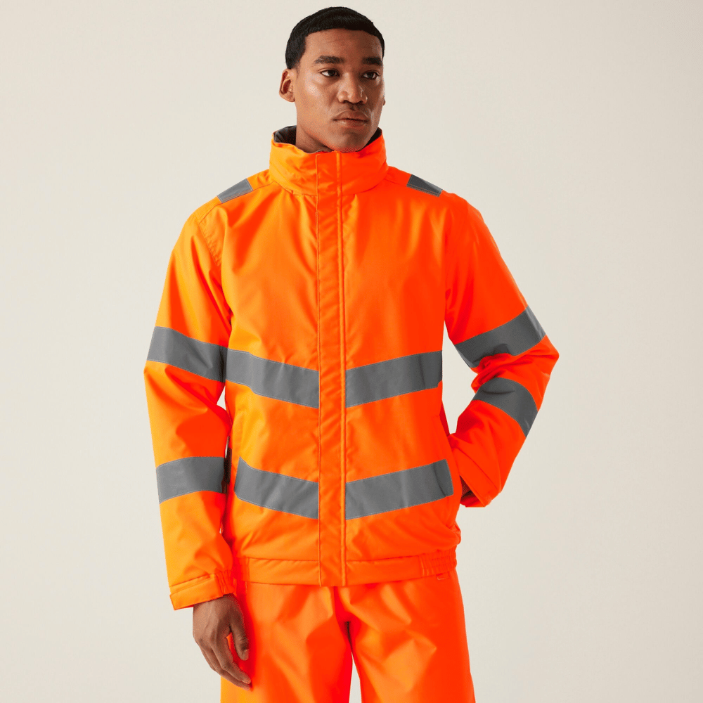 Regatta Men's Hi-Vis Pro Contract Dover Jacket TRW457
