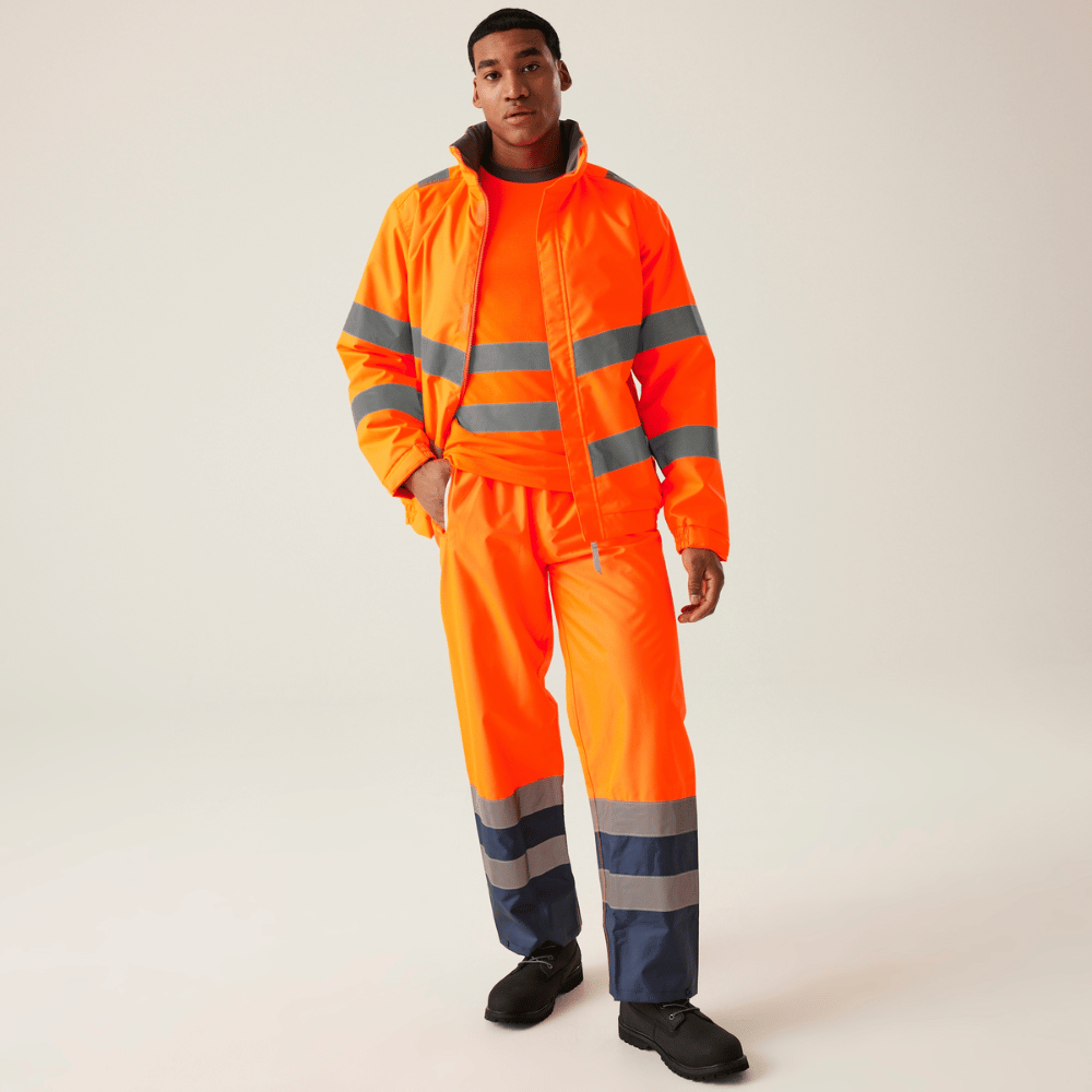 Regatta Men's Hi-Vis Pro Contract Dover Jacket TRW457