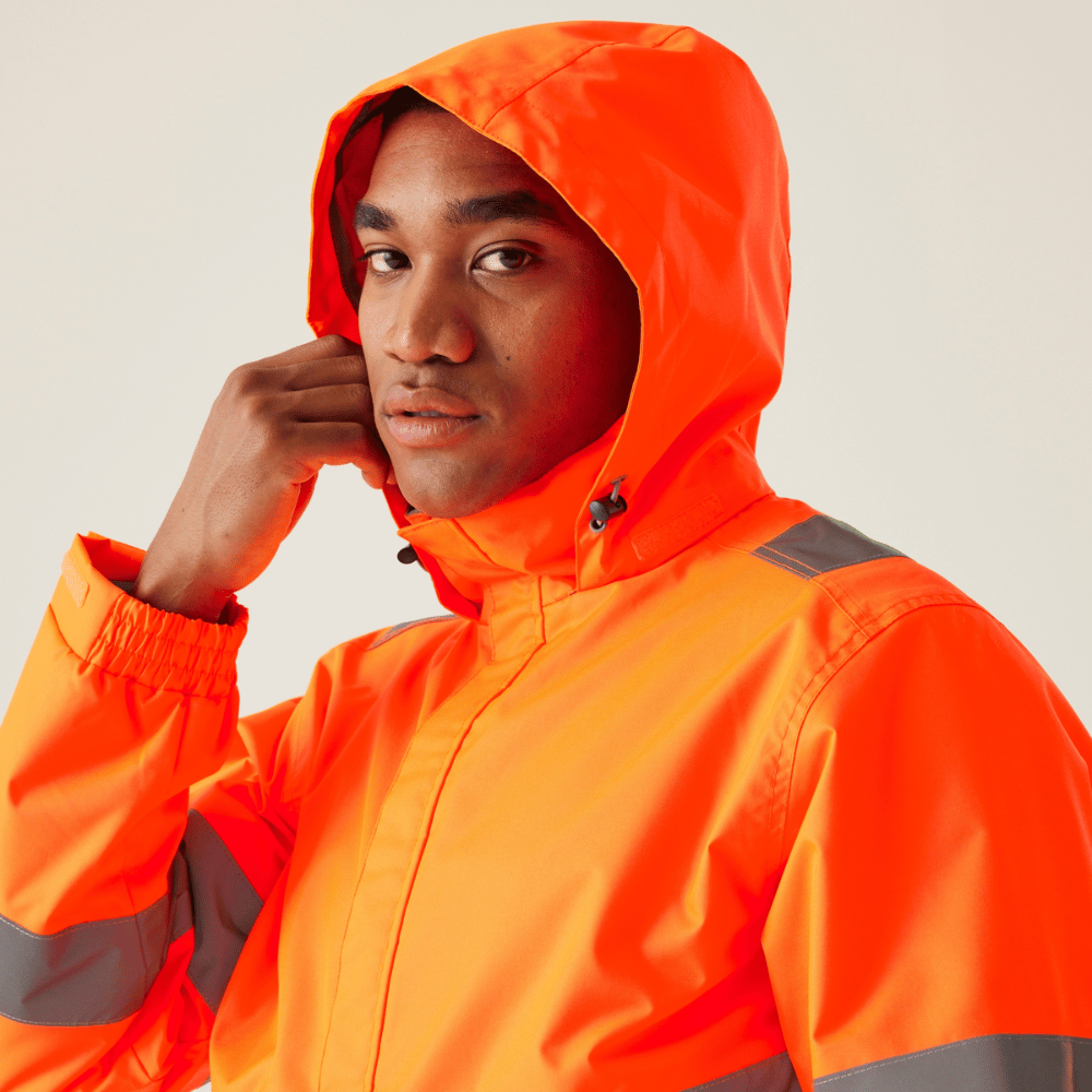 Regatta Men's Hi-Vis Pro Contract Dover Jacket TRW457