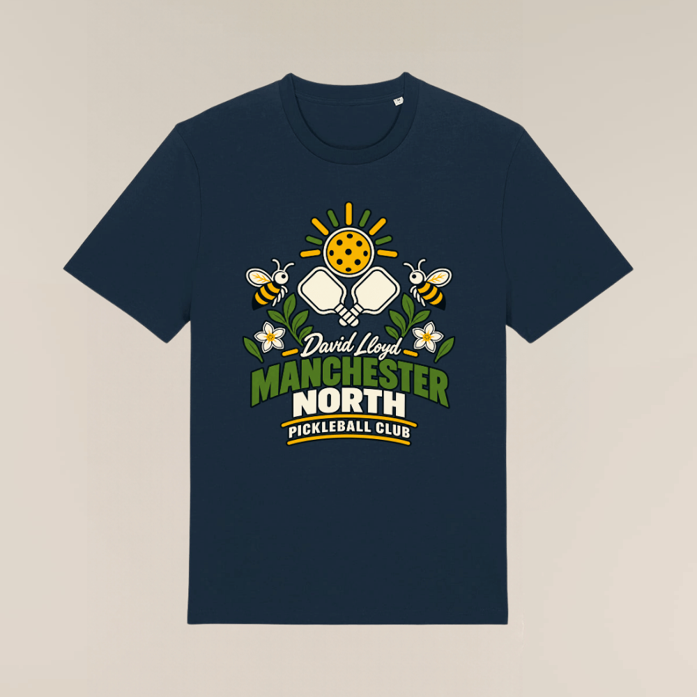 Manchester North Pickleball Club Unisex Creator 2.0 IConic T-Shirt Navy
